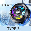 New SL17Magnetic Display/Ordinary Phones Cooler Back-Clip 2in1 Game Cooler for IPhone 15 14 Samsung Xiaomi Huawei Cool Heat Sink
