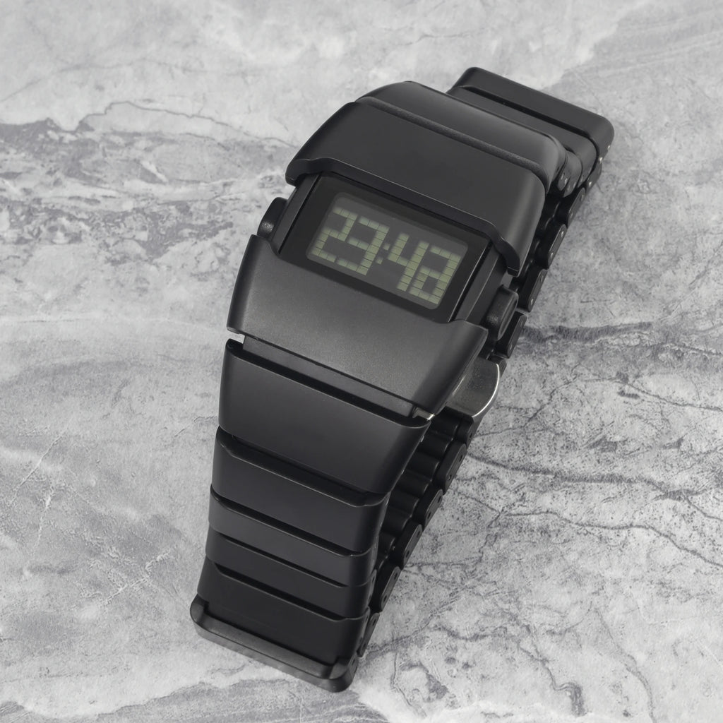 SHIYUNME New Luxury Men's LED Electronic Watch Plastic Material Creative Design Unique Watch Man Casual Sports Waterproof Watch