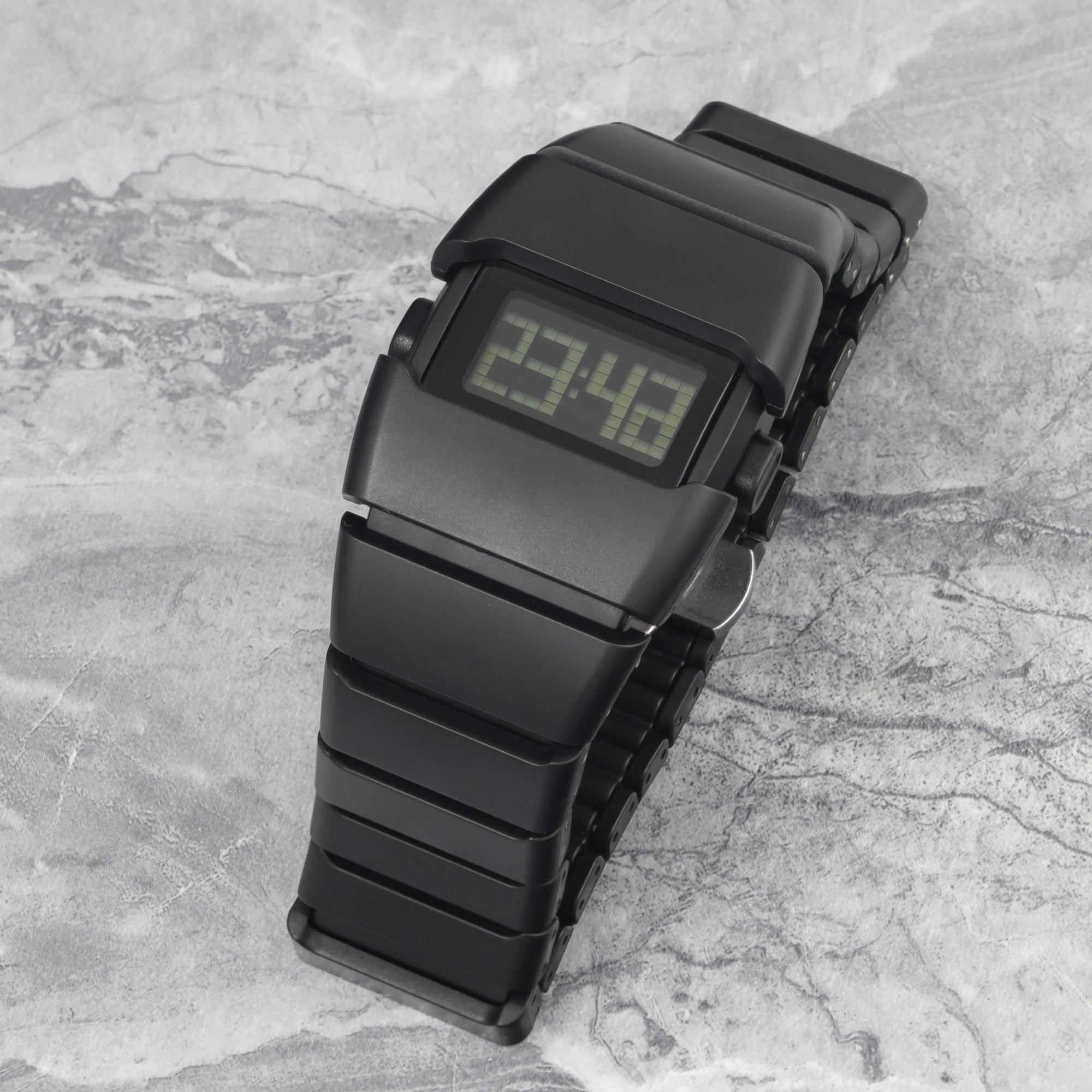 SHIYUNME New Luxury Men's LED Electronic Watch Plastic Material Creative Design Unique Watch Man Casual Sports Waterproof Watch