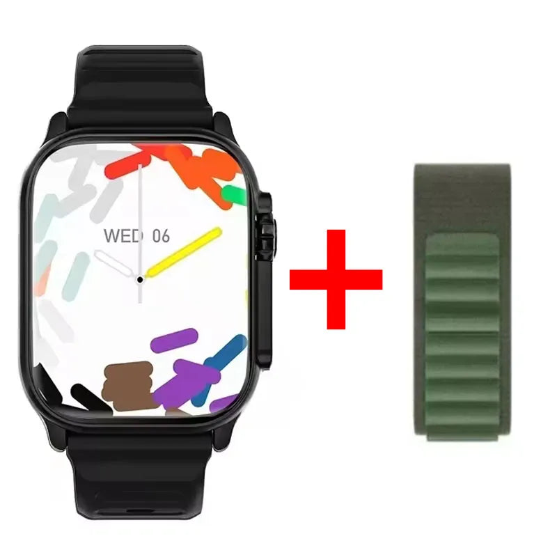 New Watch T900 U2 Smart Watch 49mm 2026 New NFC Men Women GPS Track Bluetooth Call BT Music Games Wireless Charging Smartwatch