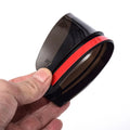 2pcs Car Rearview Mirror Rain Shield Rain Eyebrow Rain Cover Universal Carbon Fiber Rear View Side Mirror Rain Eyebrow Shield
