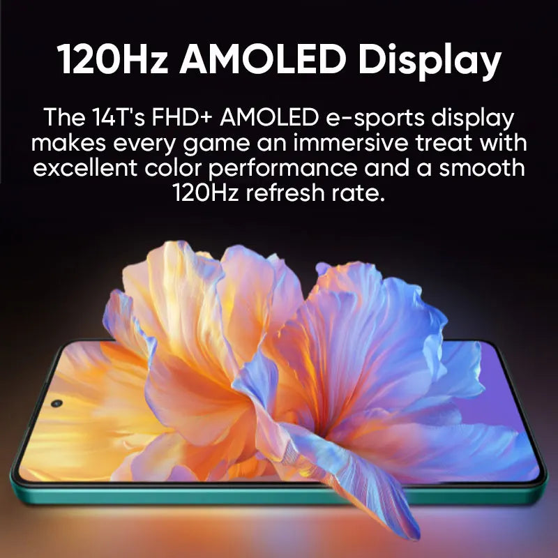 【Brand+】realme 14T 5G Smartphone MediaTek Dimensity 6300 6.67“ OLED Display 6000mAh Battery Next AI IP69 Water Resistant