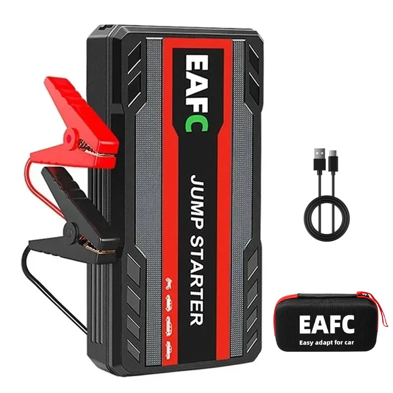 EAFC 2000A / 600A Car Jump Starter Portable Power Bank  Car Battery Booster 12V Auxiliary Starting Device for Diesel Gasoline