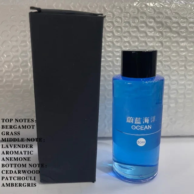 50ML Air Freshener Refilled Fragrance for Car Diffuser Aroma Oil Specified Ocean Cologne Shangri-La Scent Flavoring Car Auto