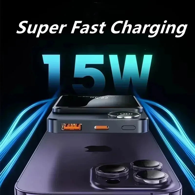 Magnetic Wireless Portable Power Bank 22.5W for MagSafe Fast Charging 10000mAh Battery Charger Cases for iphone Samsung Xiaomi