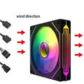 PRISM 4 PRO 120mm 5V 3PIN ARGB Cooling Fan 12V 4 Pin Computer Chassis Fans