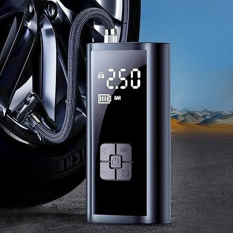Car Wireless Air Pump Air Compressor Tire Ball Inflator Led Light Tire Inflator 150Psi Electric for Car Motorcycles Bicycles