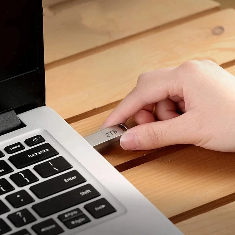 2TB Flash Drive USB 3.2 Super High Speed Transfer Metal Mini U-Disk Pen Drive Type C Memory Waterproof Disk SSD U-Drive ﻿