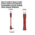 USB 4.0 Type-C to Type-C cable 240W fast charging 80Gbps data transmission 8K60Hz three-dimensional short flexible board cable
