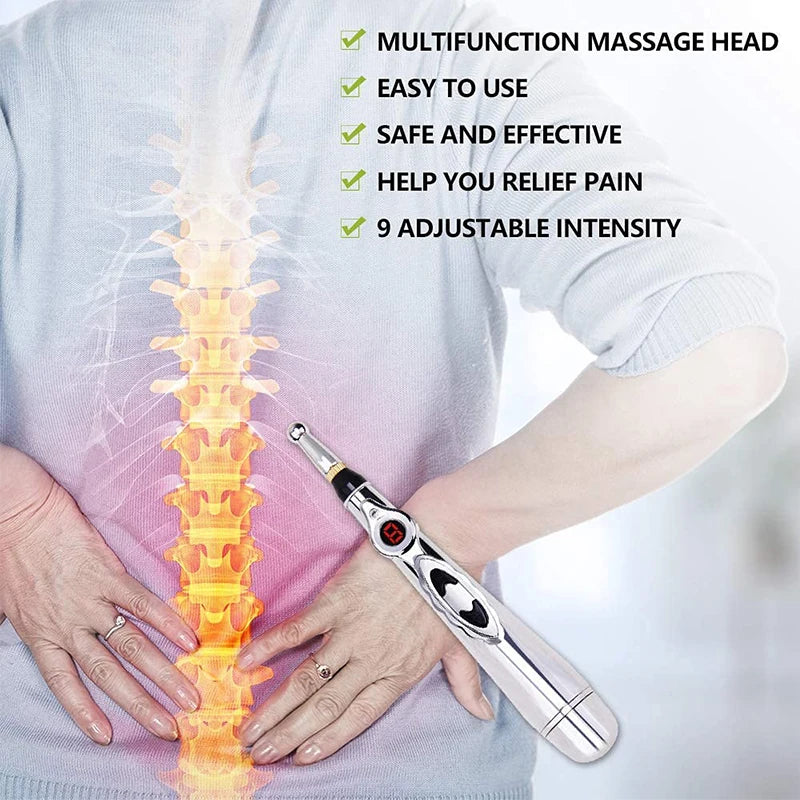 Electronic Acupuncture Pen EMS Muscle Stimulator Tens Point Massager Therapy Massage Pen Meridian Energy Pen Physical Therapy