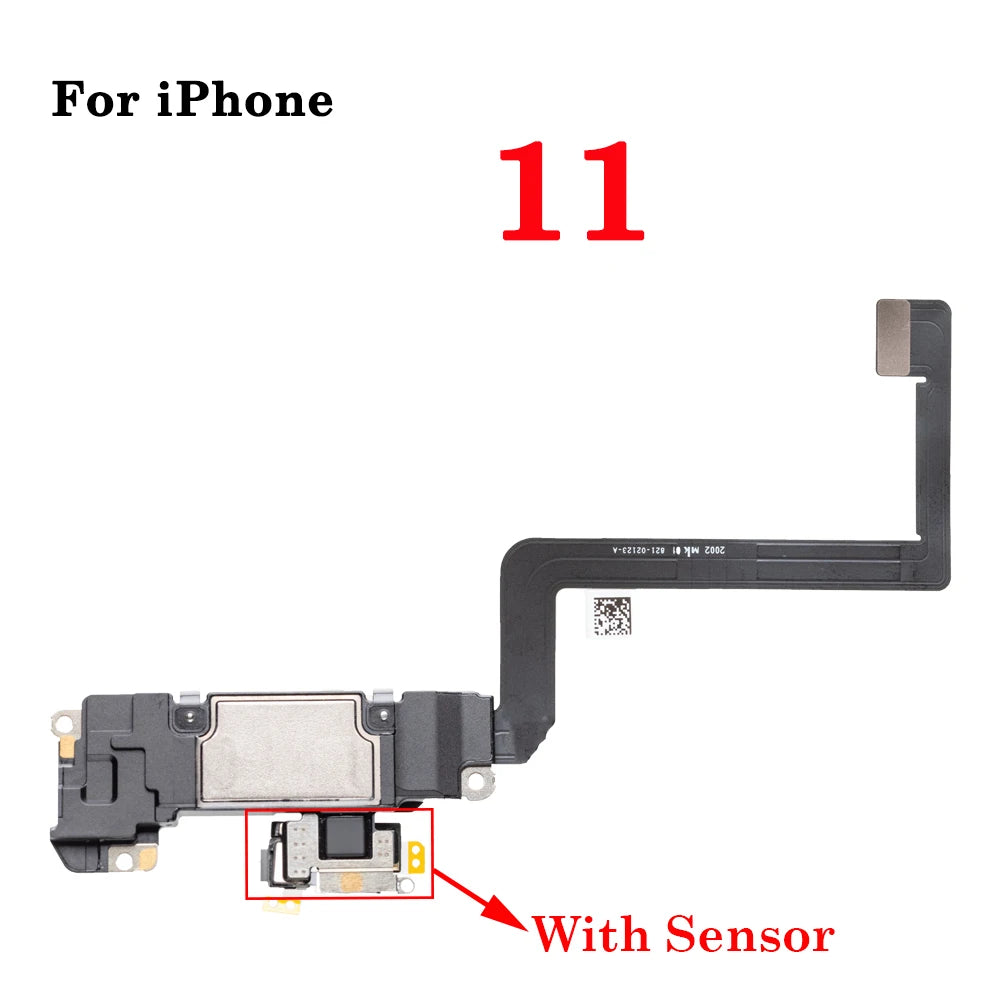 1Pcs Earpiece With Proximity Light Sensor Flex Cable For iPhone X XR XS MAX 11 12 Pro max Mini Ear Speaker Replacement Parts