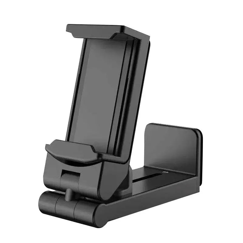 Foldable Rotatable Phone Holder Stand, Portable Adjustable Cell Phone Mount for Airplane, Train, Desk, Travel - Hands-Free