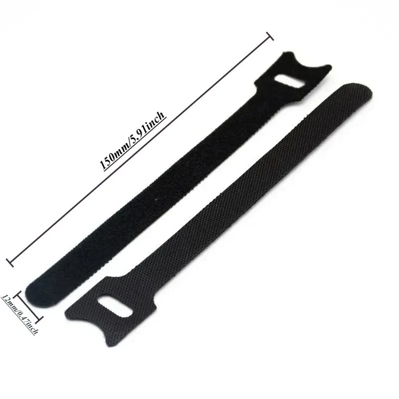 Reusable Hook and Loop Cable Ties Fastening Straps Multi-Purpose Wire Organizers for Computer/TV/Electronic Devices   20-50pcs