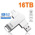 16TB USB 3.2 Flash Drives High Speed Transfer Metal Pendrive Memory Card Pendrive Flash Disk Memoria Waterproof Stick 2026 NEW