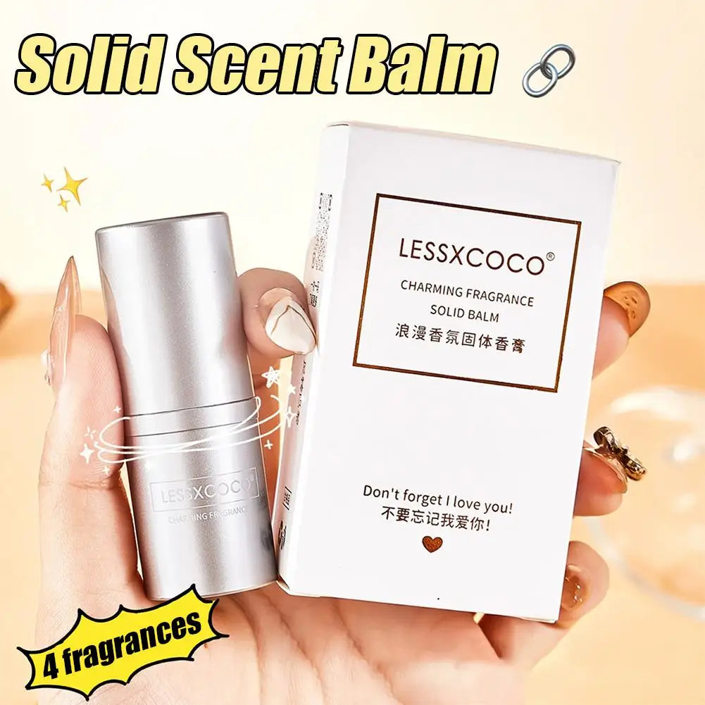 Lessxco Charming Fragrance Solid Balm Light Fragrance, Long-lasting, Natural And Fresh Perfume, Portable Unisex