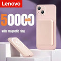 Lenovo Magnetic Power Bank For Magsafes 50000mAh Wireless PD 22.5W Fast Charger Powerbank External Battery For iPhone Samsung