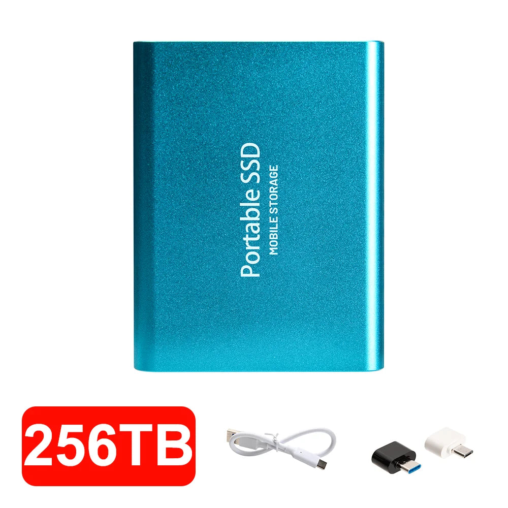 12TB External SSD Portable USB C Solid State Drive Ultra Thin Powerful Performance Game File Storage