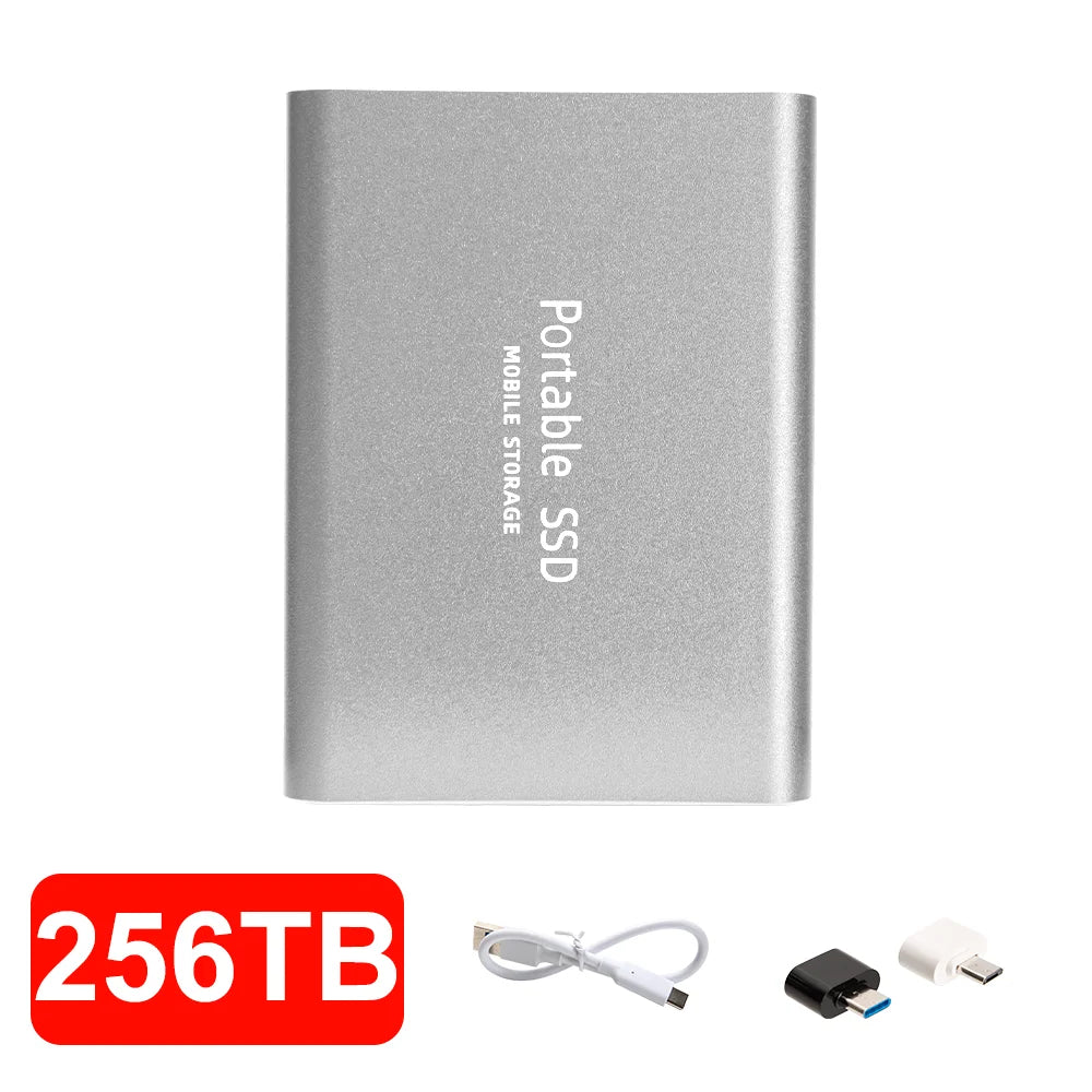 12TB External SSD Portable USB C Solid State Drive Ultra Thin Powerful Performance Game File Storage