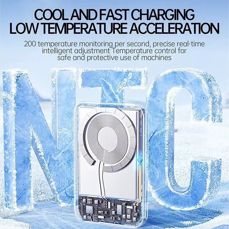 Lenovo Large Capacity Magnetic Power Bank  20W Wireless Fast Portable Charger for Magsafe Powerbank for iPhone Samsung 2026 New