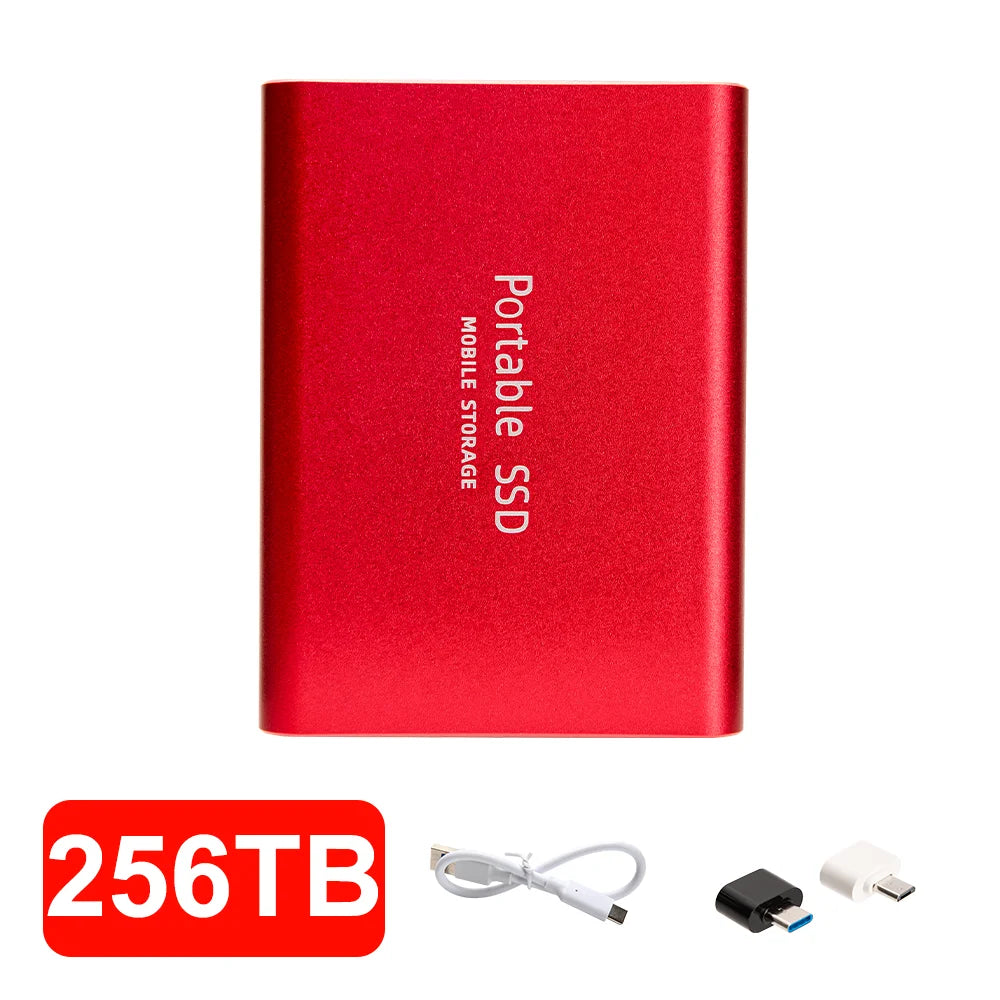 12TB External SSD Portable USB C Solid State Drive Ultra Thin Powerful Performance Game File Storage