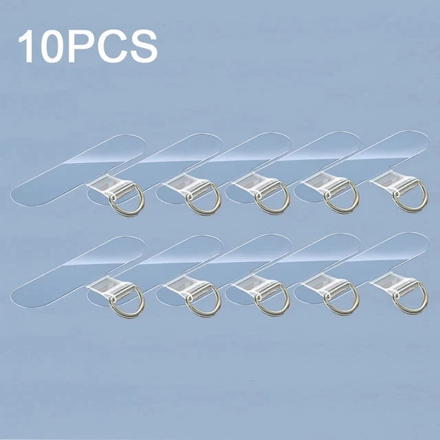 10/5/1Pcs Universal Tpu Mobile Phone Anti-lost Xyun Lanyard Card Gasket Nylon Detachable Phone Hanging Cord Strap Patch Tether