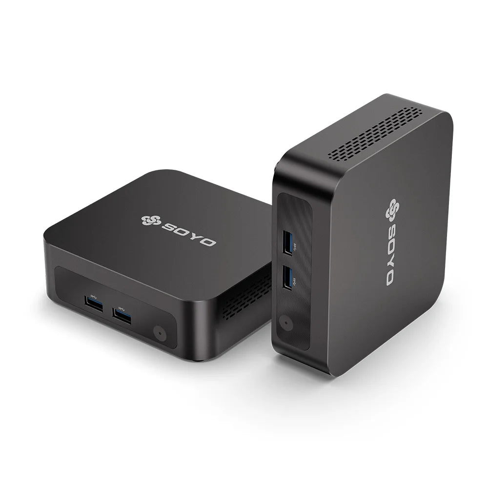 SOYO Mini PC Y5 Intel i3 4030U 8GB RAM 128GB ROM Windows 10 WiFi BT4.2 Desktop Computer