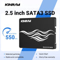 KinRam 2.5 SATA 3 SSD 512GB SSD 256GB 240GB Laptop Hard Disk 120GB 128GB 1TB Internal HDD 64GB Solid State Drive For PC Desktop