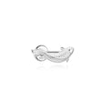 Canner 925 Sterling Silver Animal Fish Carp/Shark/insect Stud Earring For Women Allergy-proof Piercing Summer Travel Jewelry