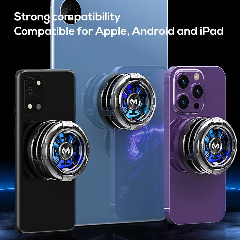 MEMO CX08 High-Power Strong Cooling Semiconductor Mobile Phone Cooler Radiator with Magnetic Attachment & Clamp