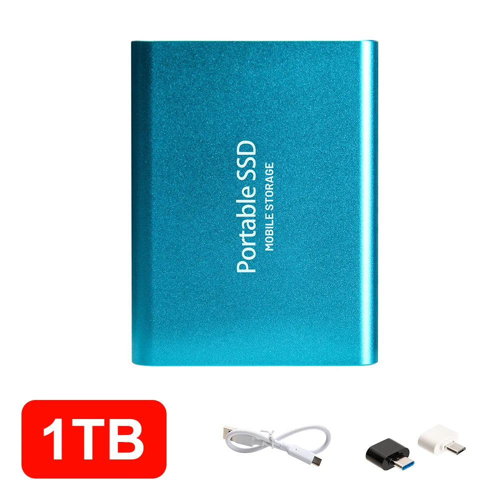 12TB External SSD Portable USB C Solid State Drive Ultra Thin Powerful Performance Game File Storage