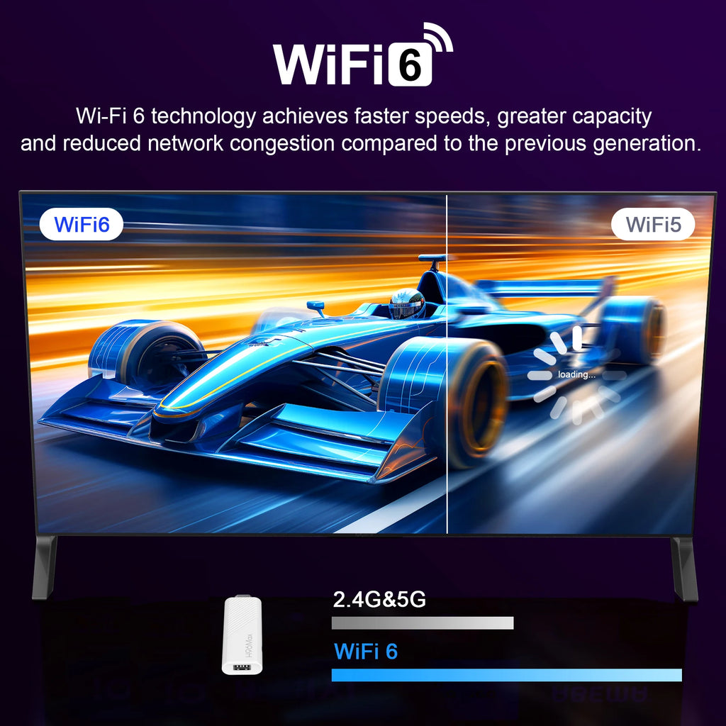 H96 Max H313 Android TV Stick Allwinner Quad Core 4K Wifi6 BT Voice Assistant Remote Game Media Player Smart TV Box