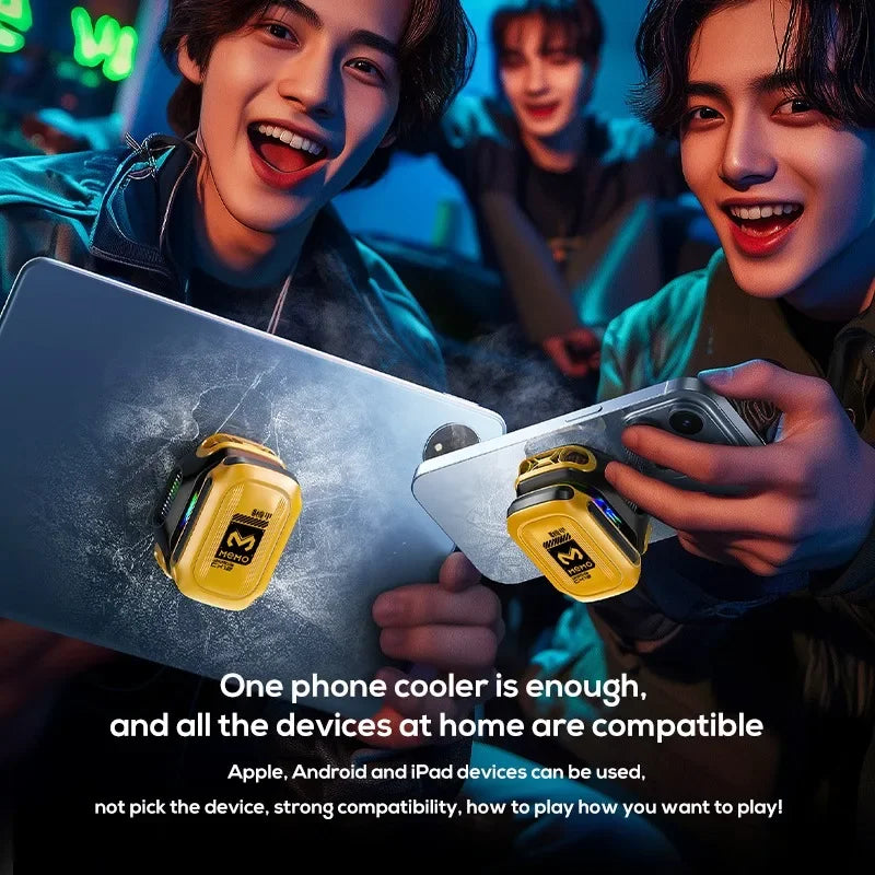 MEMO CX12 Gaming Cooler, Mobile Phone Cooler with External Battery, Magnetic Semiconductor Ice Cooling Radiator