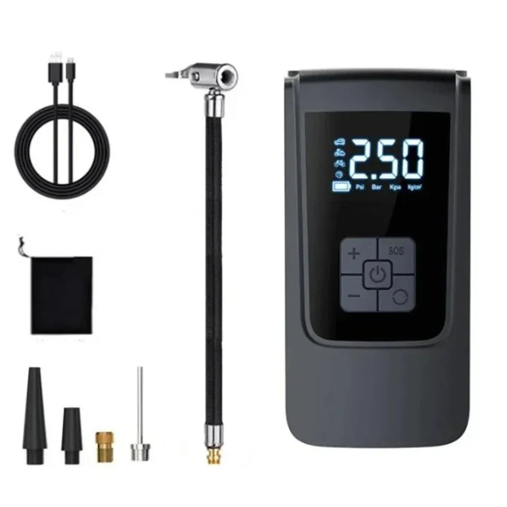 EAFC 150PSI Air Compressor Air Pump For Car Portable Tyre Inflator Pump Electric Motorcycle Car Motorcycles Bicycles