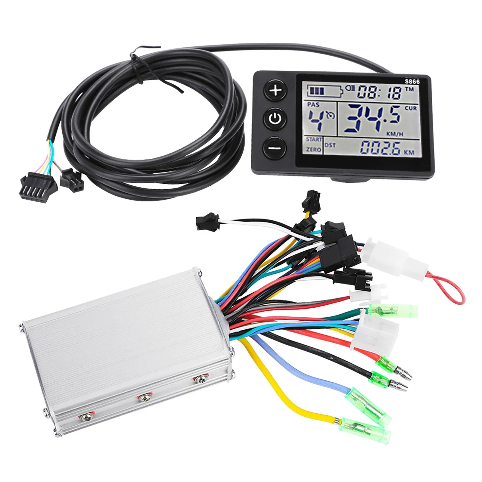 Motor Controller LCD Motor Controller 24V‑48V Waterproof LCD Display Panel Electric  Scooter Brushless Controller Kit
