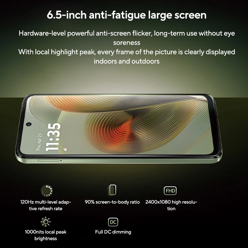 Motorola MOTO G55 Smartphone Original Global ROM 6.5-inch 120Hz Display MediaTek Dimensity 7025 CPU 256GB 50MP Cellphone