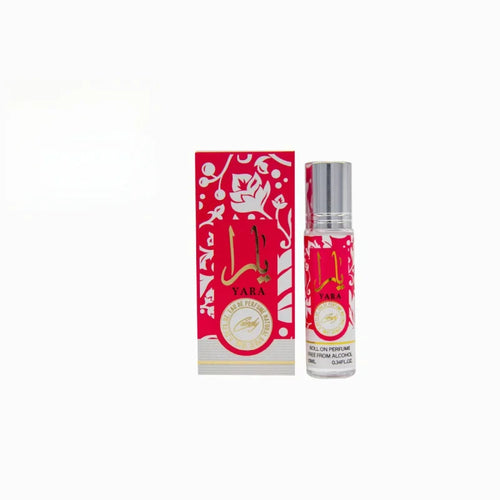10ml YARA Roll-On Fragrance, Unisex Long Lasting Light Scent, Middle East Style Eau de Parfum Oil