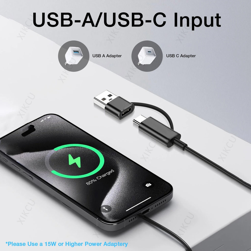 15W Magnetic Phone Wireless Charger Pad For Magsafe iPhone 16/16Pro Max 15 14 13 12 Samsung AiPods Pro 3 Fast Charging Station
