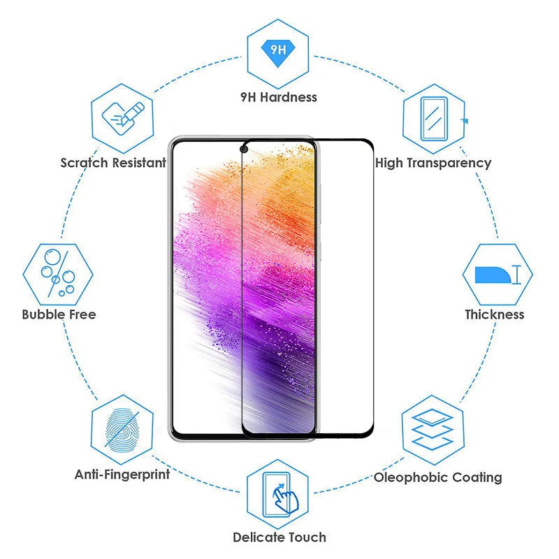 for Samsung a54 A17 A16 A15 A36 A56 A55 A37 A57 glass Samsung Galaxy A52 A34 A53 5G glass protector Galaxy A53 screen protector