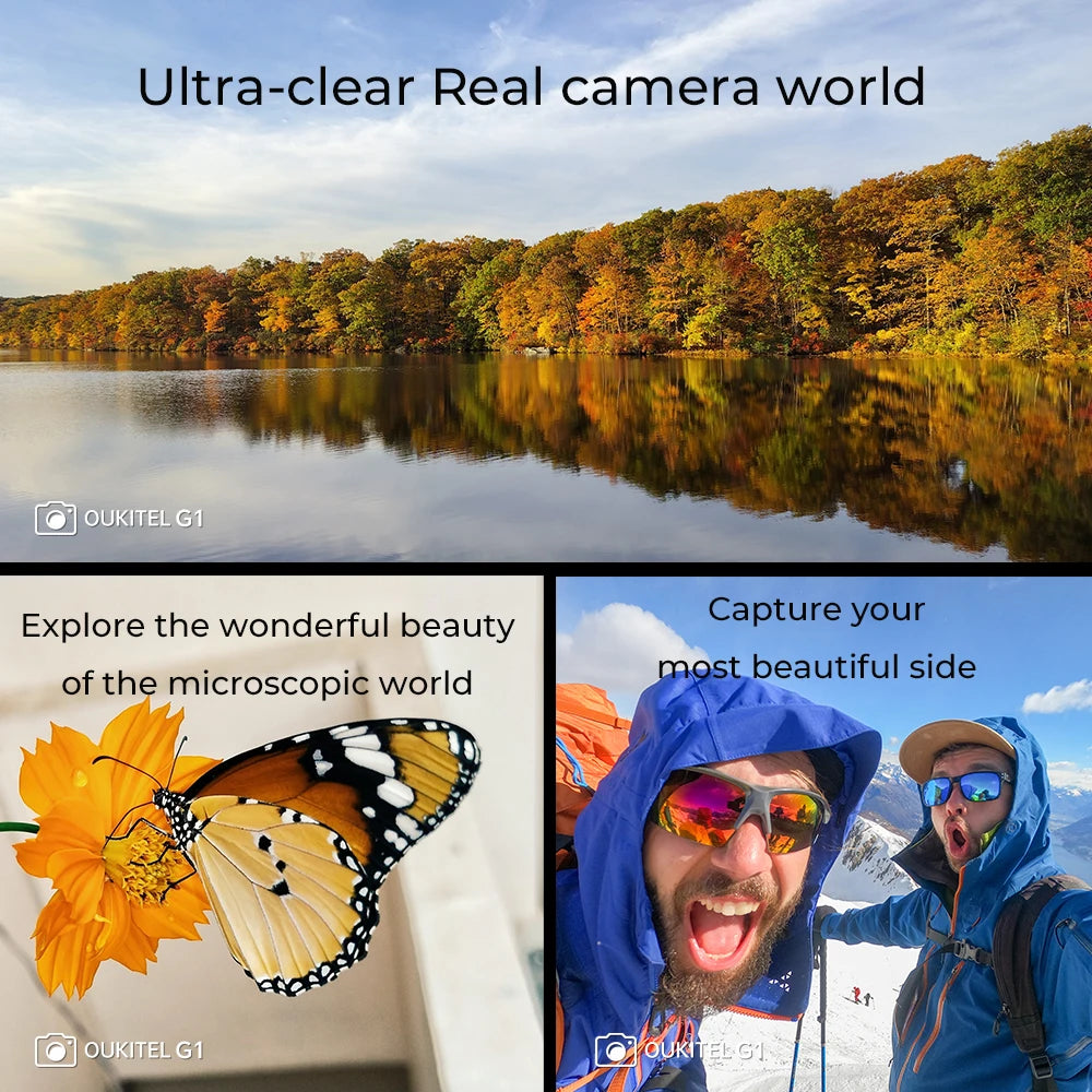 【Brand+】OUKITEL G1 Rugged Phone -24(6+18)GB+256GB, 6.52" Display, IP68 Waterproof, NFC Smartphone, Android 14,48MP Camera