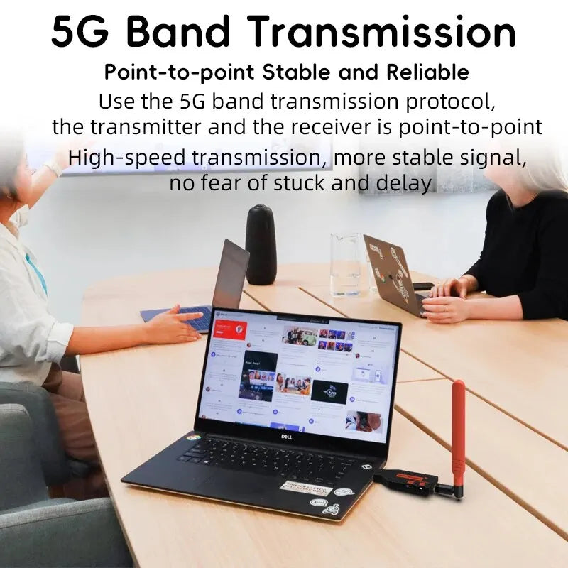 1080P 150m Wireless HDMI-Compatible 1 TX to 4 Splitter Video Transmitter Receiver for PS4 Camera Laptop PC to TV Monitor