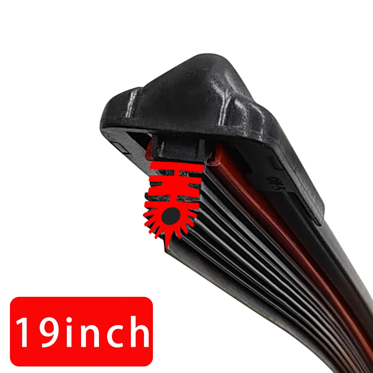 Car Front Windshield Wiper Blade 11 Layer Rubber Strip Wiper Blade J/U-Shaped Wiper Blade 14"15"16"17"18"19"20"21"22"24"26"28"