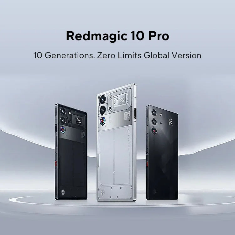 Global Version RedMagic 10 Pro 5G Gaming Phone 6.85" Snapdragon 8 Elite 7050mAh 100W Charge 50MP NFC SmartPhone