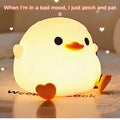 Cute Capybara LED Night Light for Kids 7 Colors Touch Cartoon Silicone Bedside Sleep Lamp Birthday Gift for Children's Room