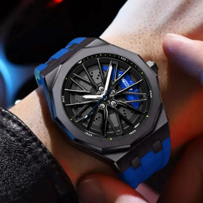 New Casual Man Wrist Watch Fashion Sports 5ATM Waterproof Men's Quartz Watches Silicone Band Male Clock Relogio Masculino