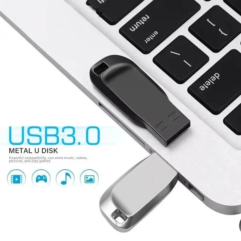 Flash Drive 2TB USB 3.0 Mini High Speed Metal Pendrive 1TB 512GB Stick Portable Drive Waterproof Memoria Storage U Disk 2026