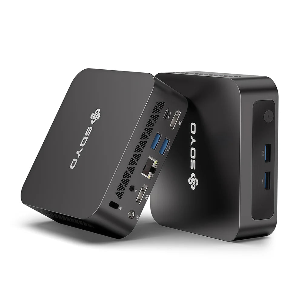 SOYO Mini PC Y5 Intel i3 4030U 8GB RAM 128GB ROM Windows 10 WiFi BT4.2 Desktop Computer