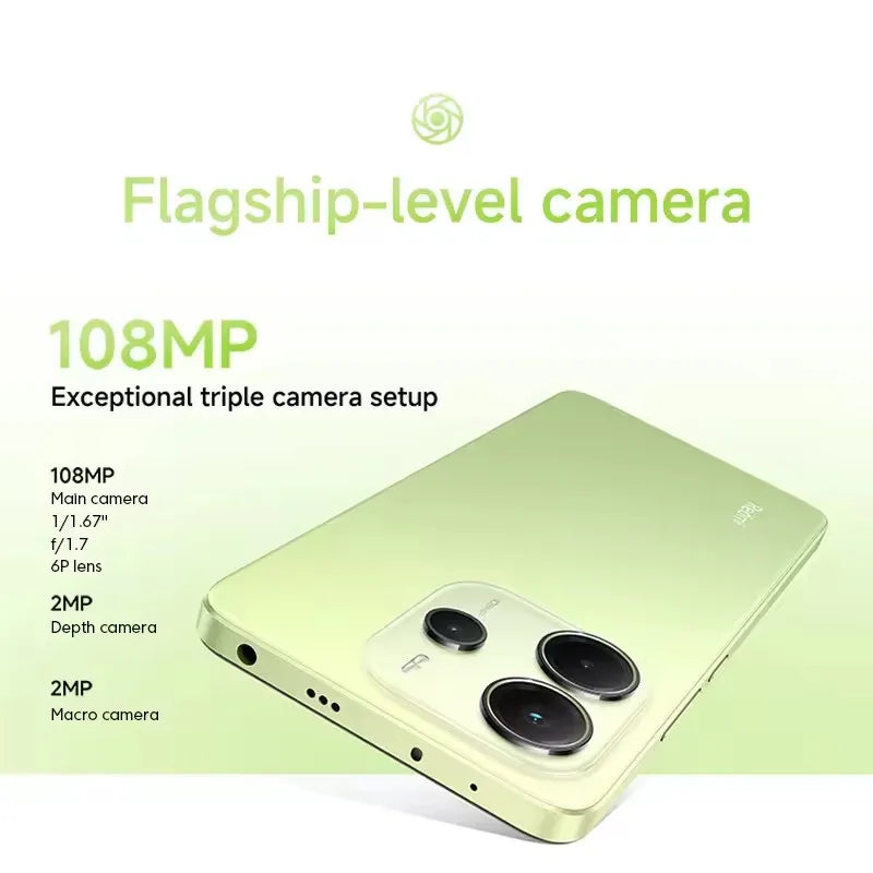 Global Version Redmi Note 14 4G MediaTek Helio G99-Ultra NFC 108MP Camera 6.67 ''AMOLED Screen 5500mAh Battery