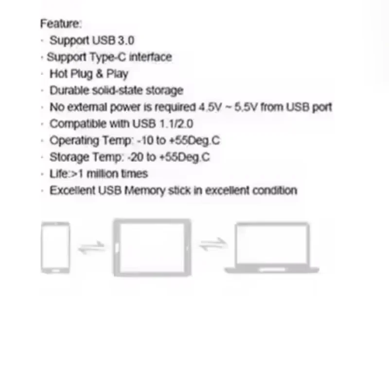 Mini USB 3.2 2TB Flash Drive Super High Speed Data Transfer 1TB Large Capacity Ultra-Fast Portable Storage Sleek Durable U Disk