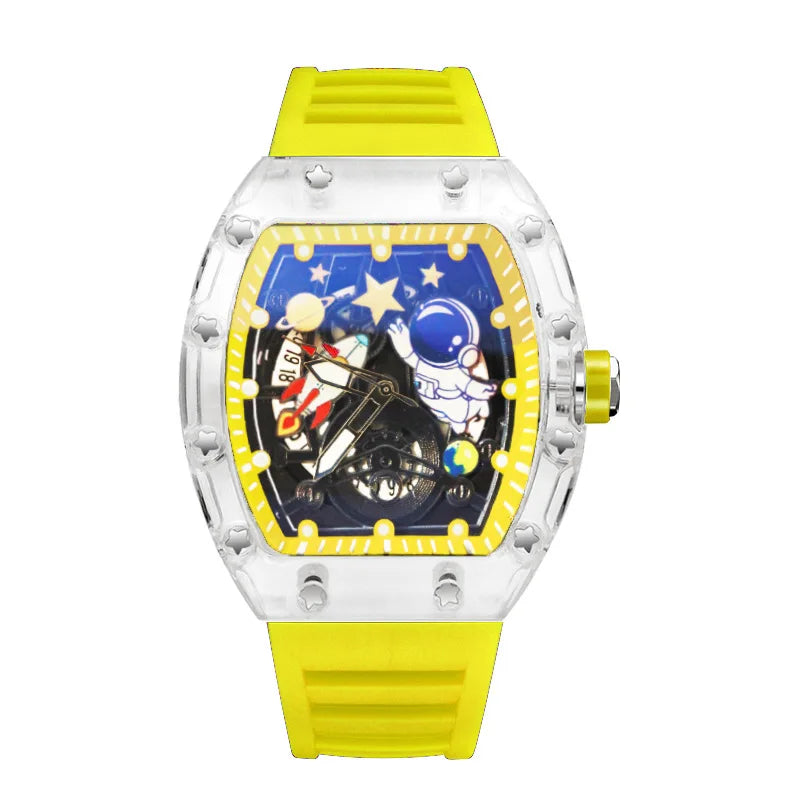 Astronaut Engraving Design Quartz Watch for Men Fashion Luminous Cool Business Watches Personality Watch Luxury Sport AAA Clock