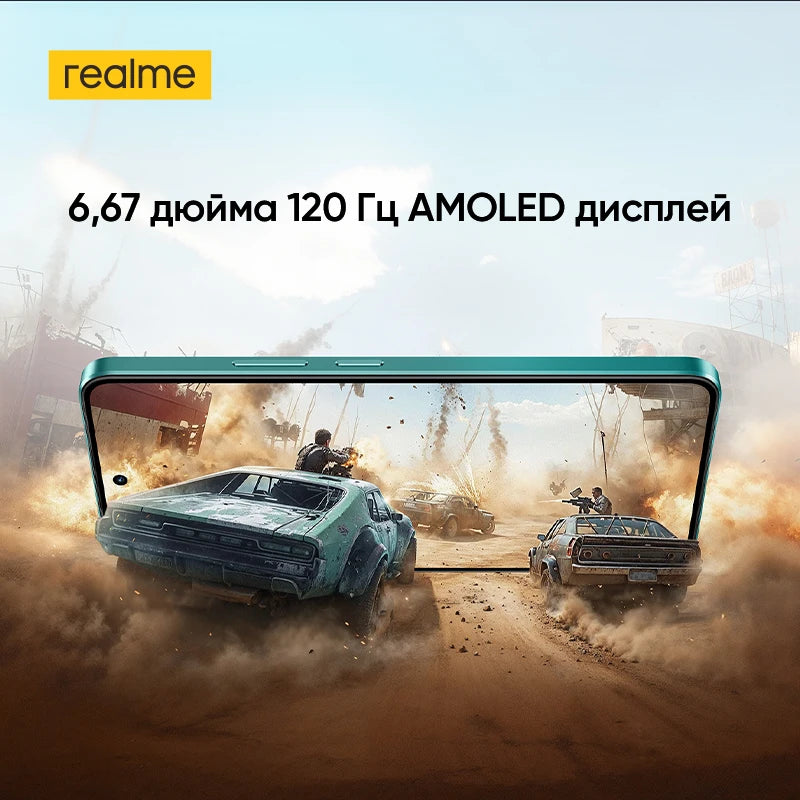 [Fast Shipping] realme P3 5G Smartphone Snapdragon® 6 Gen 4 Chipset 5260mAh Battery 45W Charge 6.67" 120Hz AMOLED Display NFC